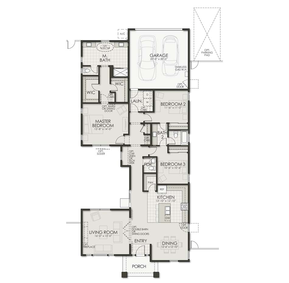 Plan Four - Only 1 Left Floorplan Image