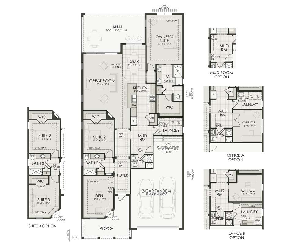 Floor plan diagram of the home