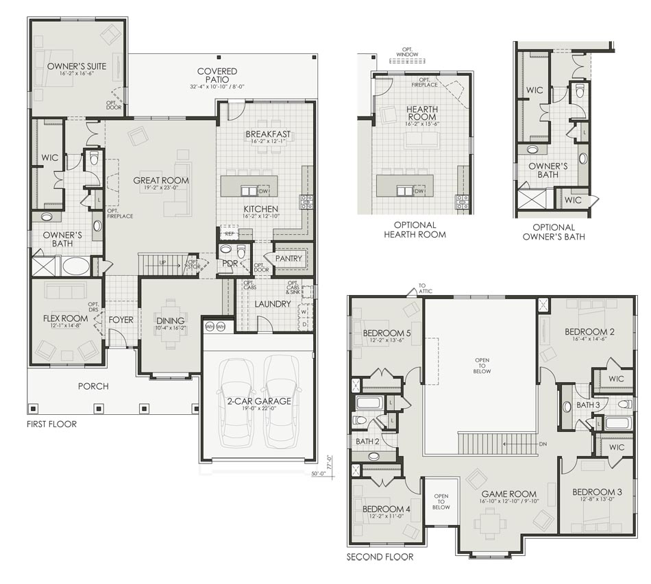 Floor plan diagram of the home