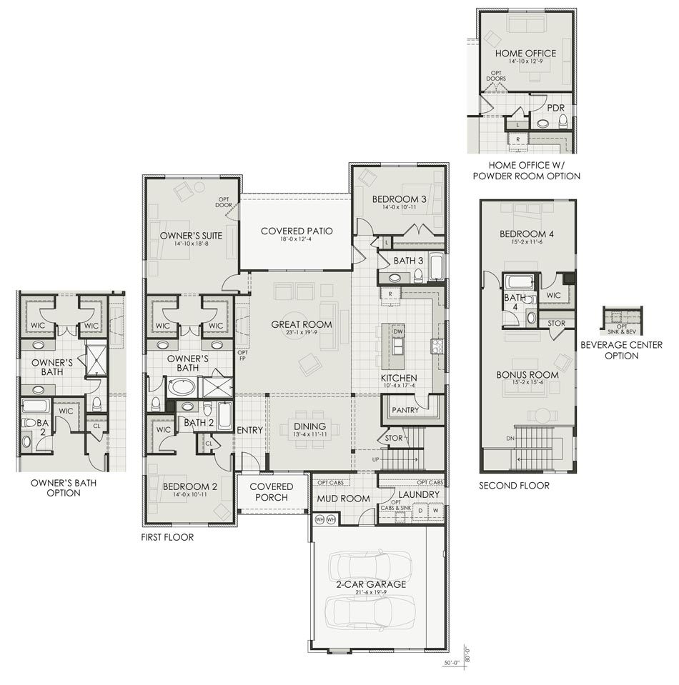 Floor plan diagram of the home